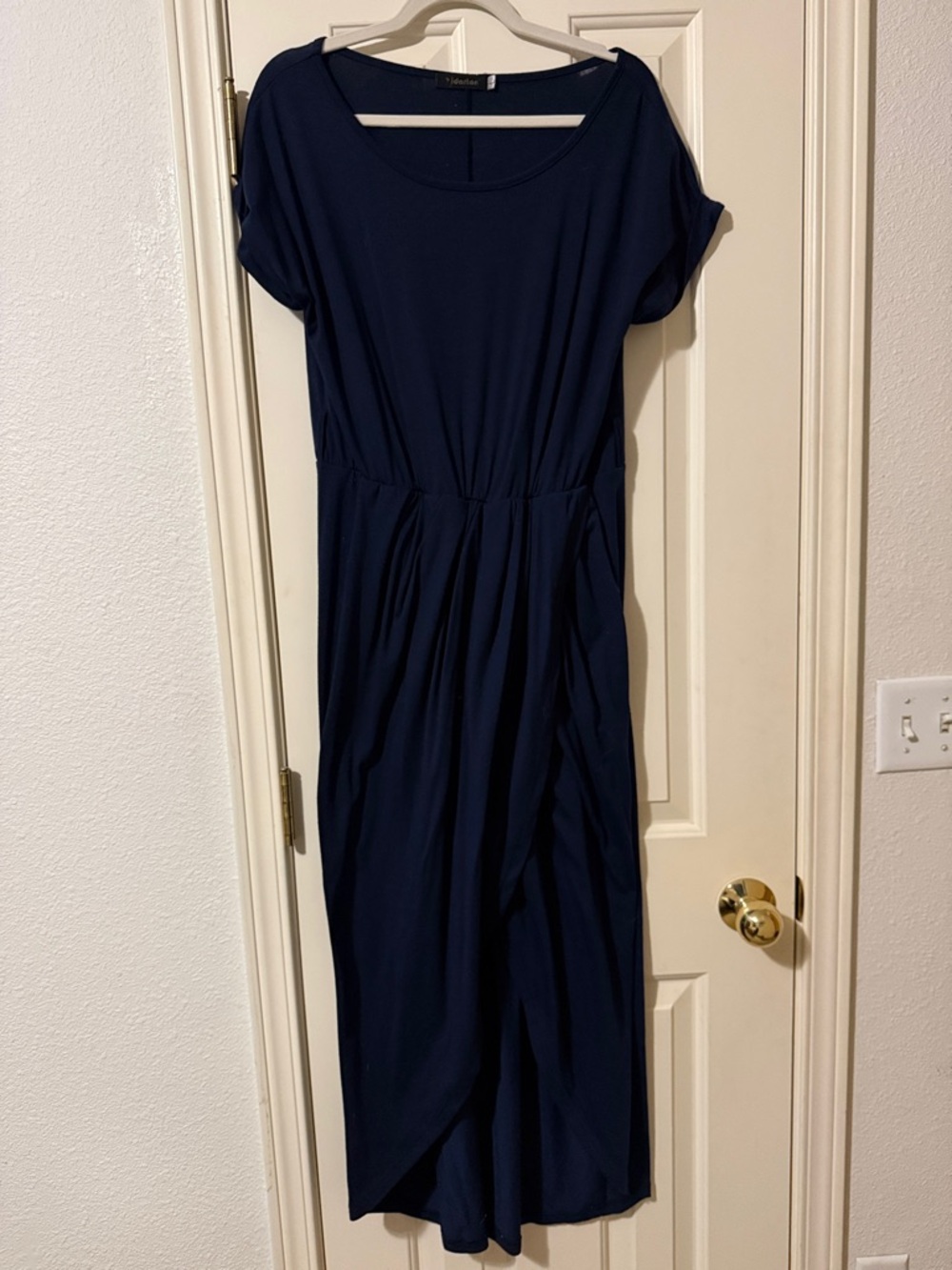 Essential Navy Maxi Dress with Cinched Waist by Xhilaration